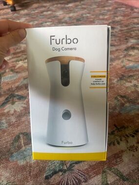 Open box/ never used Furbo Dog Camera - White with Tan Top